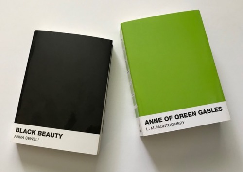 the-forest-library:I finally found the Black Beauty and Anne of Green Gables Puffin + Pantone editio