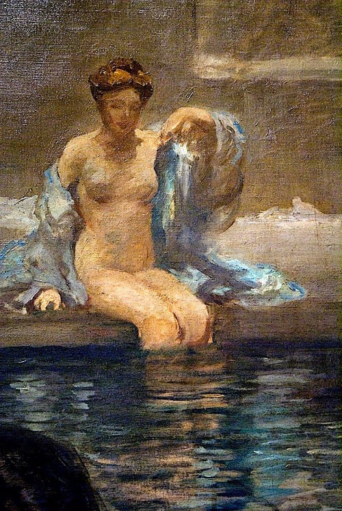 mermaidenkay:The Bather by Rupert Bunny (Australian painter, 1864-1947) 