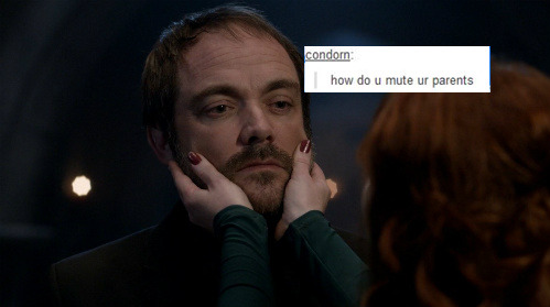 melanie-is-me:czymandias:Supernatural + text posts [4/?]Crowley (season 10) Editionft.