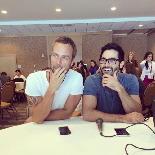 : kristal_bailey: They were super interested in our questions. #teenwolf #sdcc #sdcc2014
