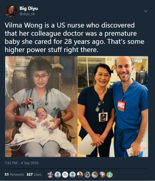 browsedankmemes: A US nurse discovered that her colleague doctor was a premature baby she cared for 