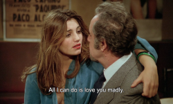 grandrieux:  Luis Buñuel, ‘That Obscure Object of Desire’. 1977.