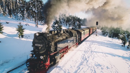 bokehm0n:Flying over the Harz Mountains