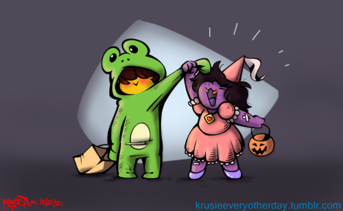 krusieeveryotherday:   Krusie Every Other Day: A Princess and her Frog Twitter | powerJAM | Patreon 