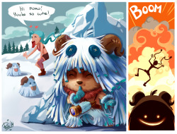 philiera:  Teemo on poro skin XD for league of legends contest :) 