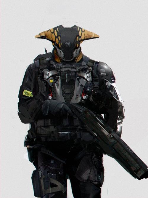 rhubarbes:  ArtStation - sketch2015-8-2, by minovo wang More robots here. 