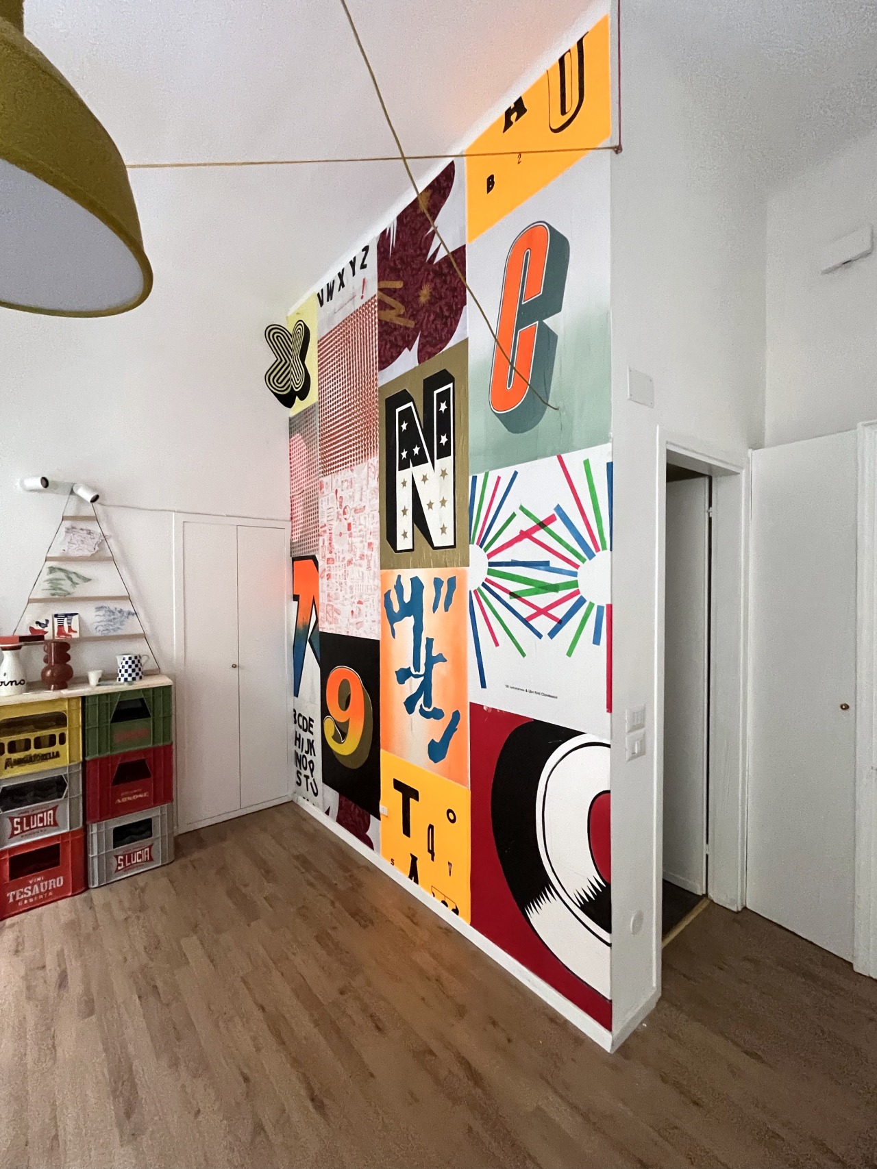 LFC & 5X present a new project for Pop-eye Studio 🚀
👉🏻 A permanent wall installation with 16 letterpress posters, specially designed and hand-printed for their studio 💎