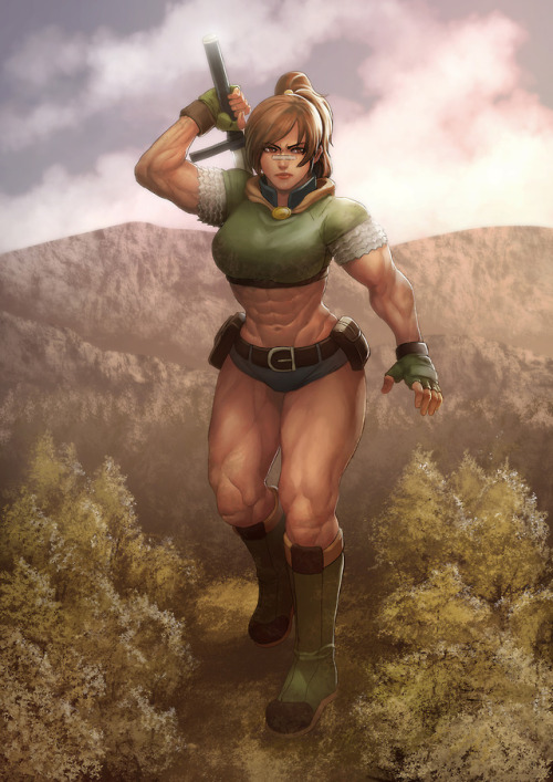 Sex musclegirlart:Giant Warrior by  Cirenk pictures