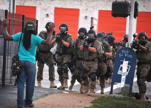teaforyourginaa:  kudipeaches:  daniellemertina:  hydrophobic-pirate:  On 9th August 2014, unarmed 18 year old Michael Brown was shot by police officer Darren Wilson in Ferguson, Missouri, sparking social unrest that continues to this day. Here is a