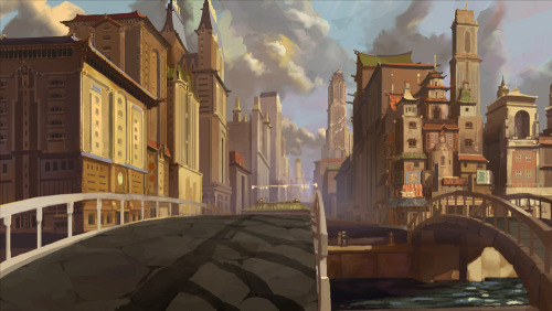 Korra BGs that I painted.Layouts by Christine Bian, William Niu, and Ryu Ki-Hyun!