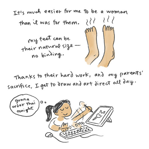 sophiediao: Happy #iwd2018 here’s a short comic about my Chinese grandmothers. Thank you to al