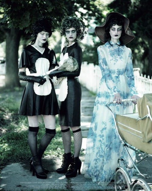 ghoulnextdoor:  ‘Disturbia’ by Jeff Bark for Dazed & Confused November 2013 