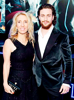 XXX aaronjohnsonsource:  Aaron and Sam Taylor-Johnson photo