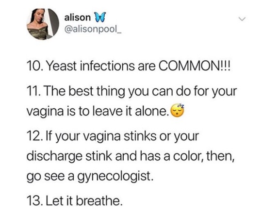 trashcanpun:  lunacorva:  nakedinasnowsuit:  evieplease:  teaboot:  strengthins0lidarity:  feministism:     Fun things they don’t teach you in sex ed.  Talcum powder has asbestos in it. Has for years. Leave it be   This is all FAR more useful education
