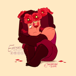 empyrisan:  Poppy CrownSedate your fears or suffer…For months, I’ve trying to suppress anxiety over my art and where the hell I even want to take it or even do with it anymore, and it’s starting to manifest into a fever. I have the propensity to