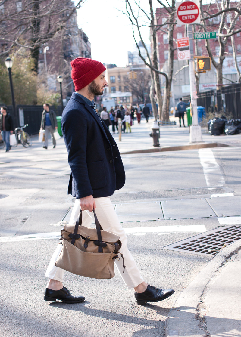 urbanemenswear:  How to Wear White Jeans. © Fruitpunch