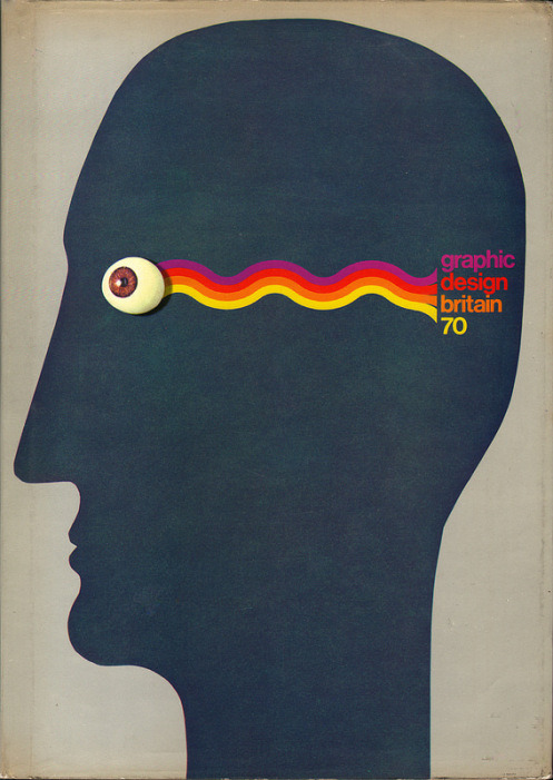 design-is-fine:  Roger Edwards, cover artwork for Graphic Design Britain 70, 1970. Via