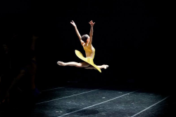 yoiness:  Pennsylvania Ballet’s Amy Aldridge in William Forsythe’s “Vertiginous Thrill of Exactitude,” photo by Alexander Iziliaev   