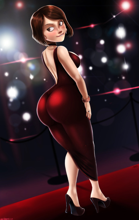 XXX therealshadman:  Helen Parr in a classy dress photo