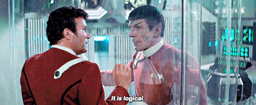 jim-kirk:I never took the Kobayashi Maru test until now. What do you think of my solution?