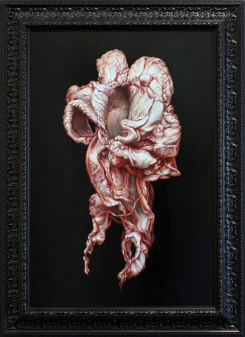 raw meat in art of Victoria Reynolds