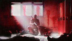 dracomartell:  Me? I’m Deadpool, “The Merc with a Mouth.” Good shots and bad