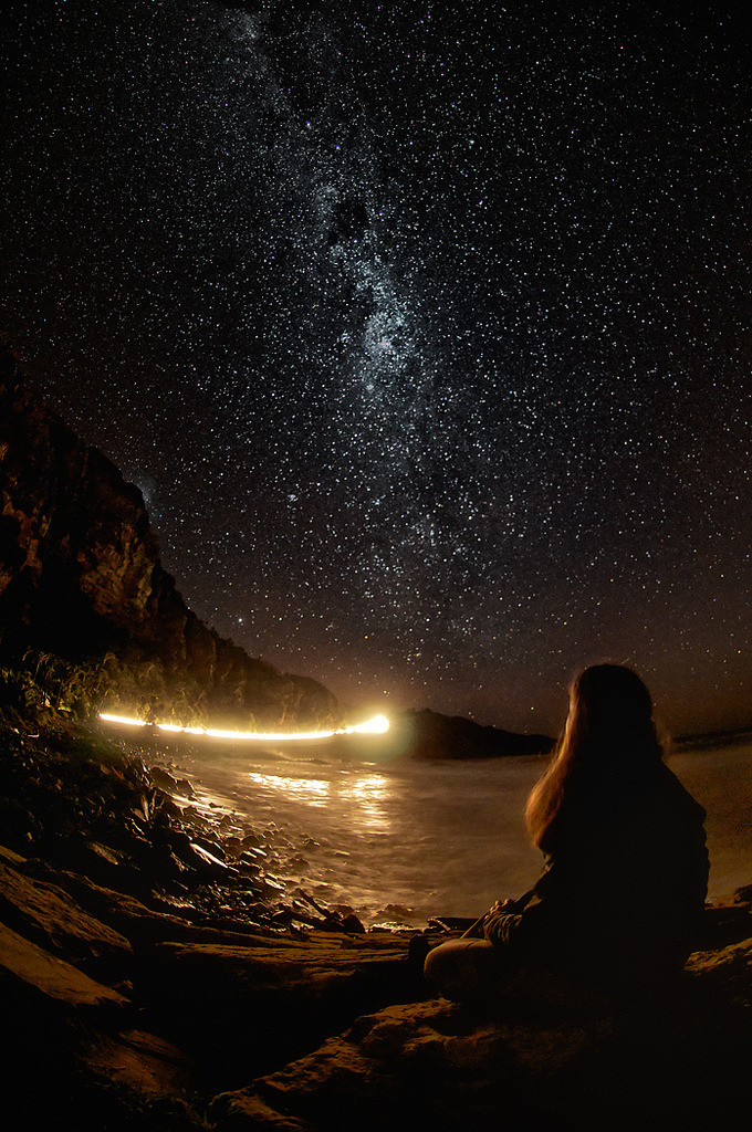 stars and rock☆ on Tumblr: Image tagged with paradise, stars, night