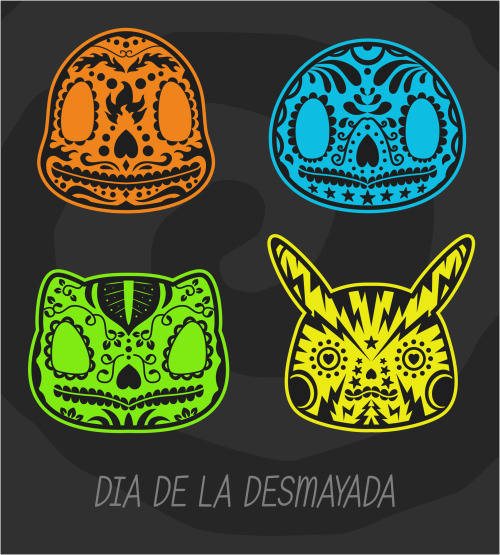 bellsproght:  mashable:  Dia De La Desmayada. Like Day of the Dead but with Pokémon. [Art by Mashable Guest Blogger Purple Pixel]  Don’t show this to nuzlockers 