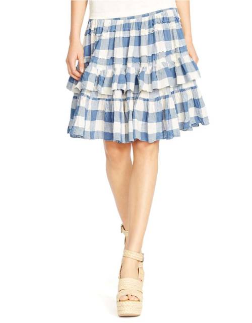 Crinkled Gauze Tiered SkirtYou&rsquo;ll love these Skirts. Promise!