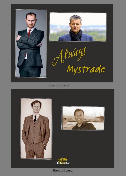 eys93:Offerings for the 2020 Mark Gatiss Birthday Auction1. 2021 Mystrade calendar 4x6 inch magnet2.