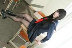 Cute Cosplay Girl Lecha [School Girl Uniform]
