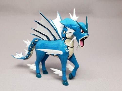 Gyarados (and a few mega fins) + Rapidash Figurine, for my bestie for her bday!