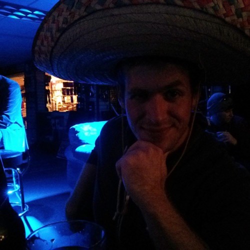 Its a silly hat kinda night. #sombrebro #meximan