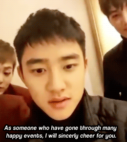 holykyungsoo:  Happy New Year from Kyungsoo! 