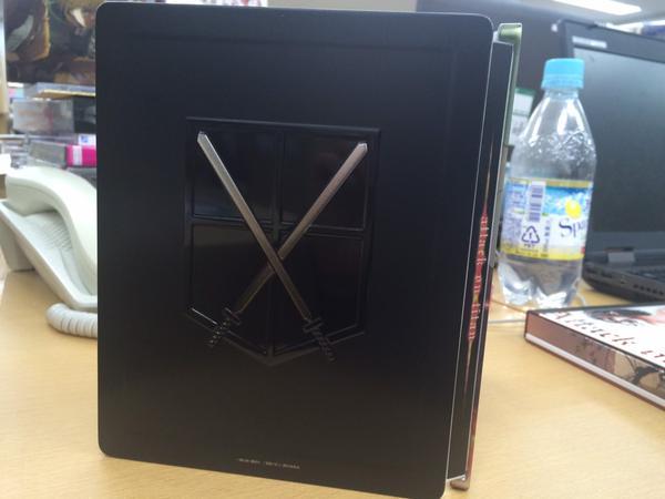 A more complete look at the DVD/Blu-Ray packaging (Outer box + &ldquo;Steel Book&rdquo;)