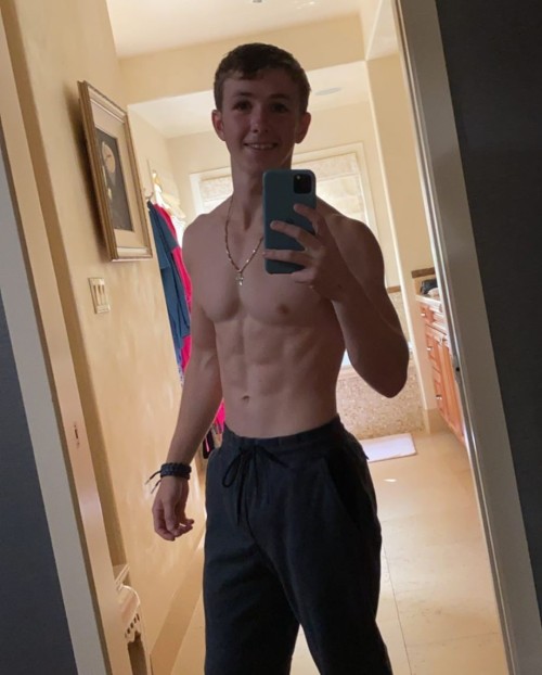 jizzmynips:  brysmaleidols: Ethan Wacker - Better.Every.Day Dang, Ethan, you and Thumper are going to have to reach an agreement.  You keep parading around like this, he gets to thrash your ass.