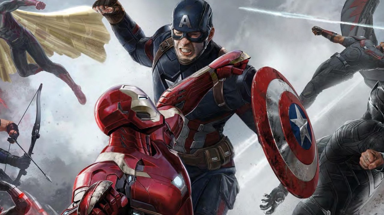 T-Shirts Avengers 3D Captain America manches longues, film Avenger