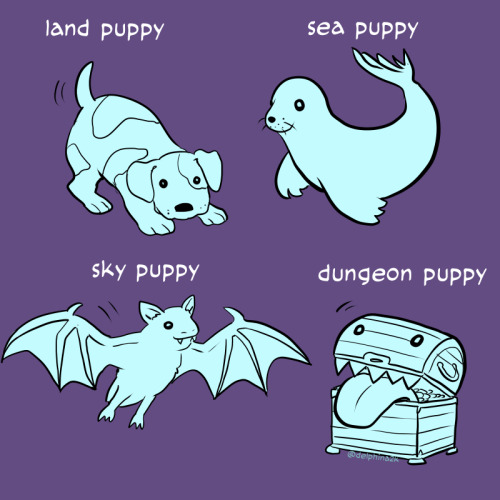 delphina2k:  luarien:delphina2k:Know your puppies!   Sharks and