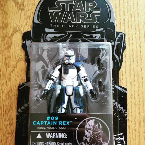 #gamestop has #captainrex #blackseries figurines!! SO HAPPY!! #starwars #clonewars #rex