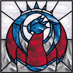 mtg-realm:  Magic: the Gathering - Colour and Light Some very impressive stained glass works of Ravnica Guilds Orzhov, Dimir, and Izzet from redditor u/chartreuse_chimay 