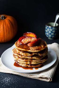 do-not-touch-my-food:  Pumpkin Pancakes with