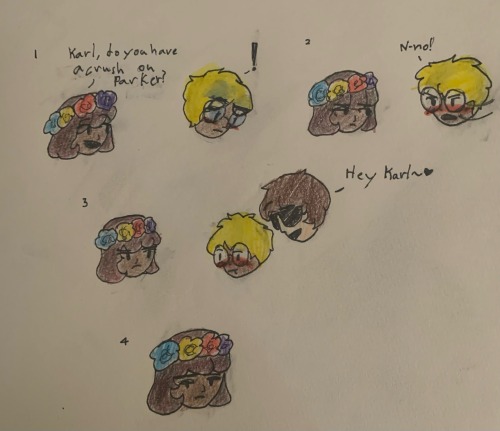 A Little Comic I Made With Some Of My OCs! Pls Ignore The Weird Splotches In Karls Hair In The First