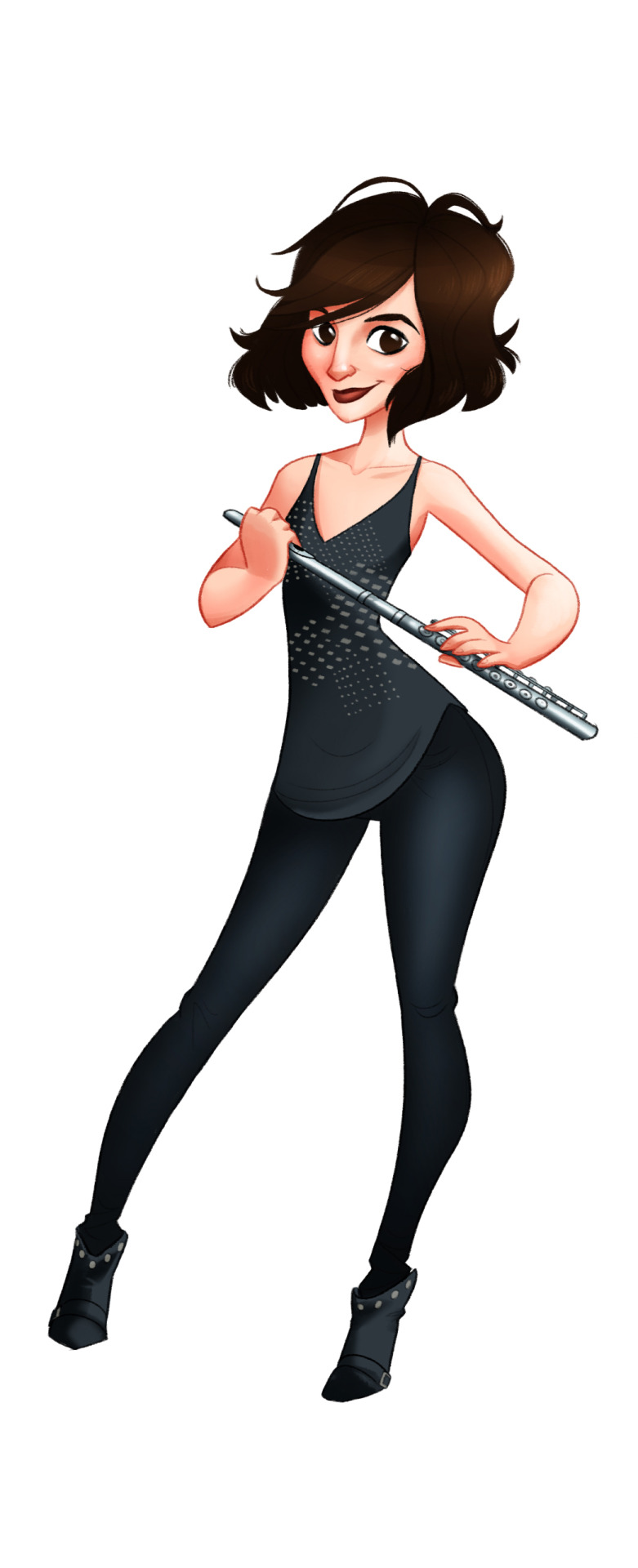 Just finished one of the comissions due Christmas. Flute players ladies :D