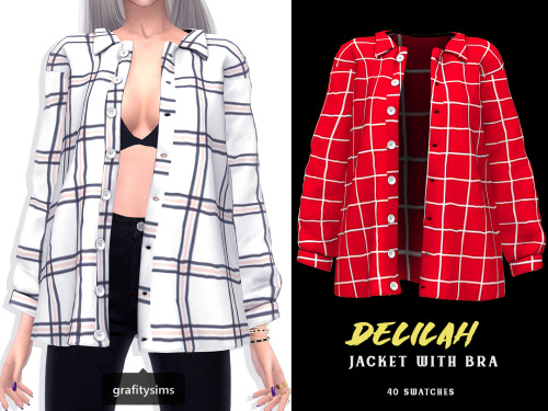 - Recent public releases -Delilah Jacket with Bra (40 swatches) [ DOWNLOAD ] ;Leilani Crop Sweater (