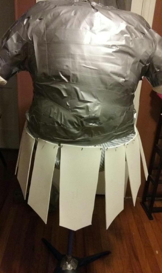 4 1/2 Hours Working On Lady Sif Tonight Got Me The Foam Bases For Her Skirt. At About 24 Hours Total