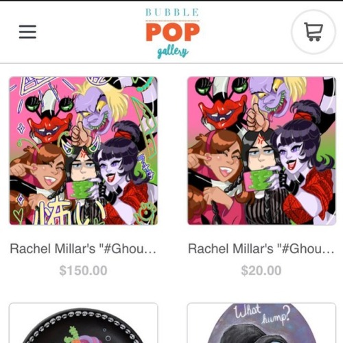 My ghoulsquad print is live on Bubblepop Gallery’s site! Woo! squareup.com/store/bubbl