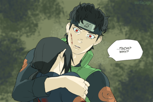 surfacage: today in Oh My God, Shisui No (this AU is tagged law&order UCHIHA EDITION) 