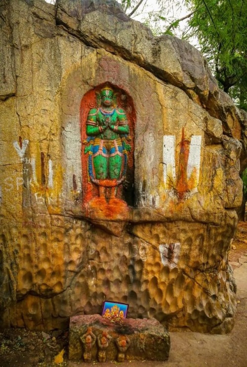 Hanuman shrine, Tirupati, Andhra Pradesh