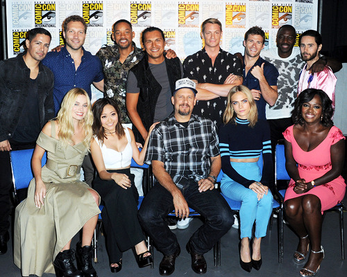 dailydccu:  Cast and director of ‘Suicide Squad’ attend the Warner Bros. Presentation