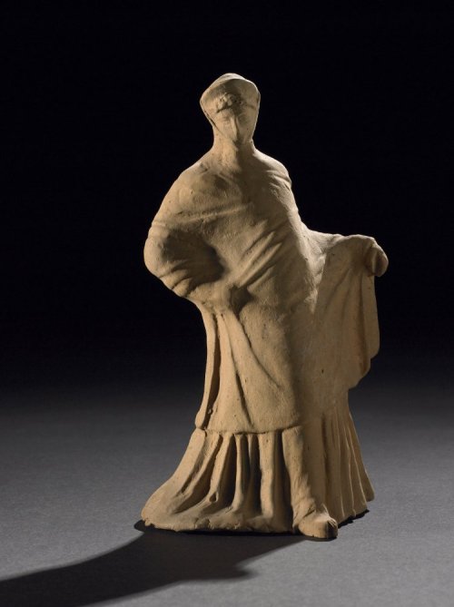 ancientpeoples:Terracotta Figure of a woman dancing 2nd Century BC Campania  (Source: The British 